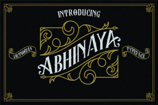Abhinaya: A Vintage Font That Elevates Branding with Timeless Charm
