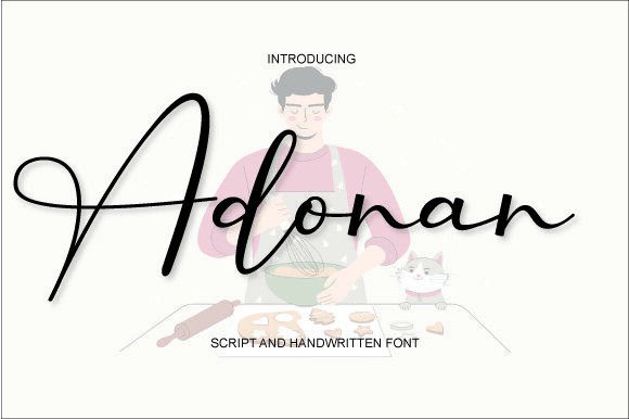 Adonan: A Script Font for Warm, Engaging Campaigns
