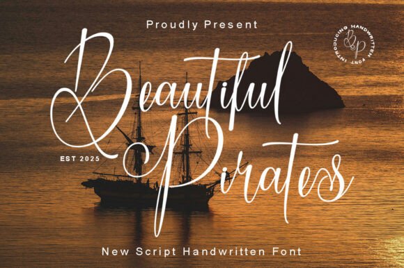 Beautiful Pirates Font for Handmade Creators