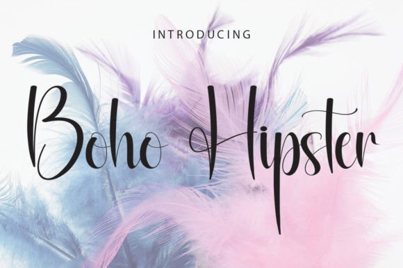 Boho Hipster: A Font for Whimsy and Editorial Grace