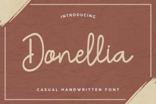 Donellia: A Signature Script Font for Polished Branding