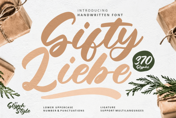 Gifty Liebe: A Script Font for Editorial Elegance