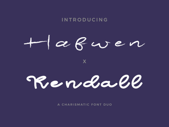 Hafwen X Kendall Duo: A Typographic Harmony for Editorial Design