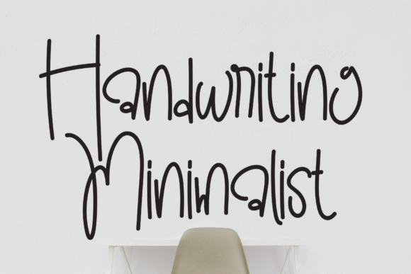 Handwriting Minimalist Font for Web Design