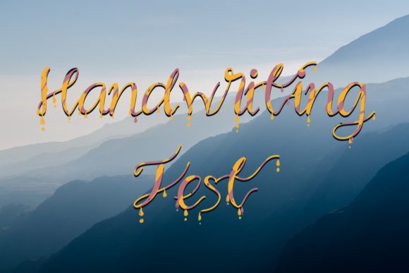 Handwriting Test: A Playful Script Font for Editorial Design