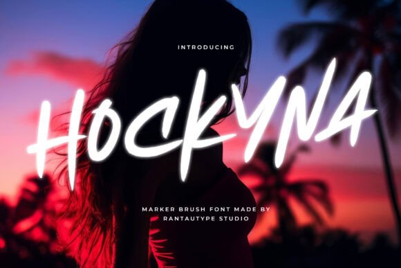 Hockyna: A Script Font That Elevates Digital Branding