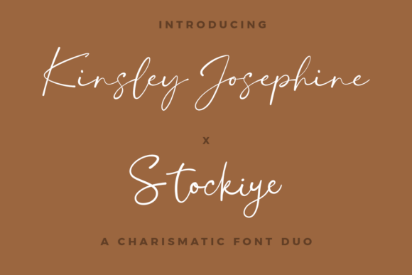 Kinsley Josephine X Stockiye Duo: The Font That Elevates Your Campaign