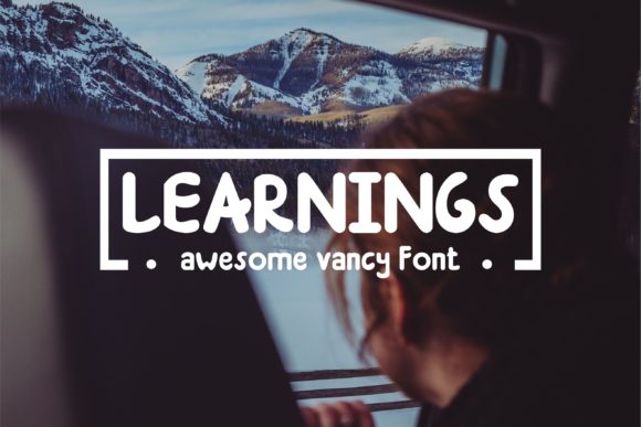 Learnings Font for Handmade Creations