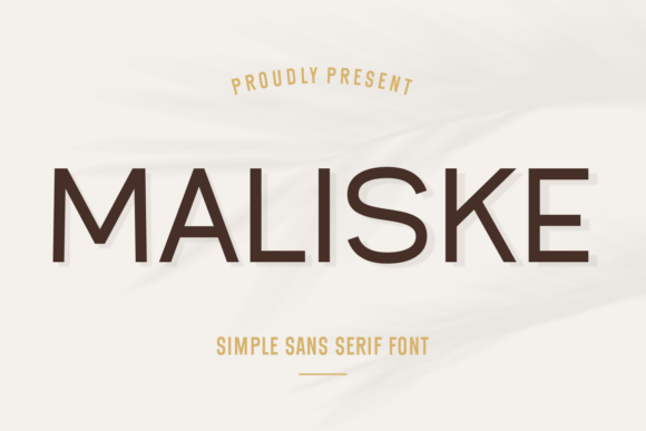 Maliske: A Font That Breathes Elegance Into Every Craft