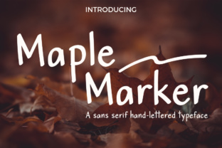 Maple Marker: A Clean Font for Clear Campaigns