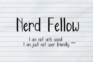 Nerd Fellow: A Versatile Sans Serif Font for Modern Publishing