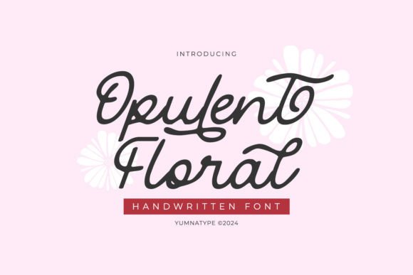 Opulent Floral: A Font That Elevates Your Brand