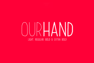 Our Hand Family: The Serif Font That Elevates Brand Communication
