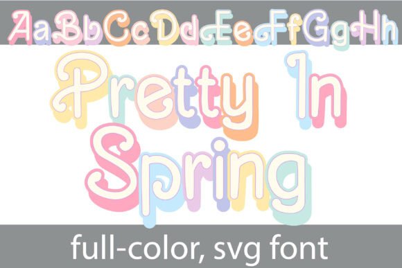 Pretty in Spring Font Review