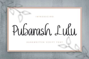 Pubarash Lulu for Web Design: A Handwritten Touch with Purpose