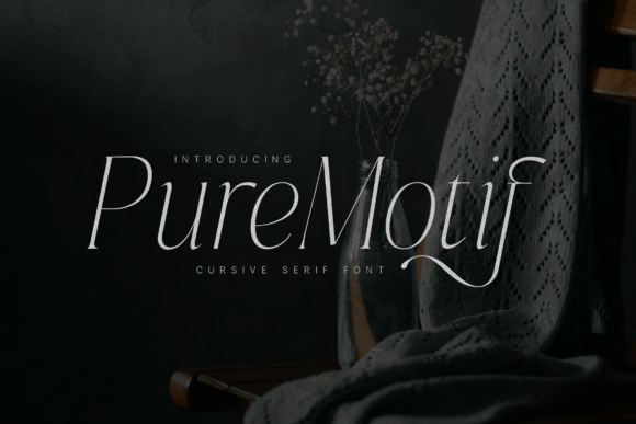 Pure Motif: A Serif Font for Sophisticated Branding