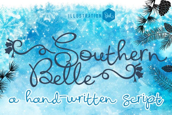 Southern Belle: A Timeless Script Font for Crafters and Designers