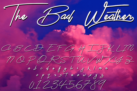 The Bad Weather Font: A Stylish Choice for Digital Branding