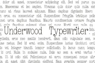 Underwood Typewriter for Clear, Vintage-Inspired Campaigns