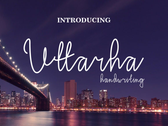 Uttarha Handwriting for Web Design and Brand Identity